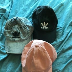 Adidas baseball hats bundle